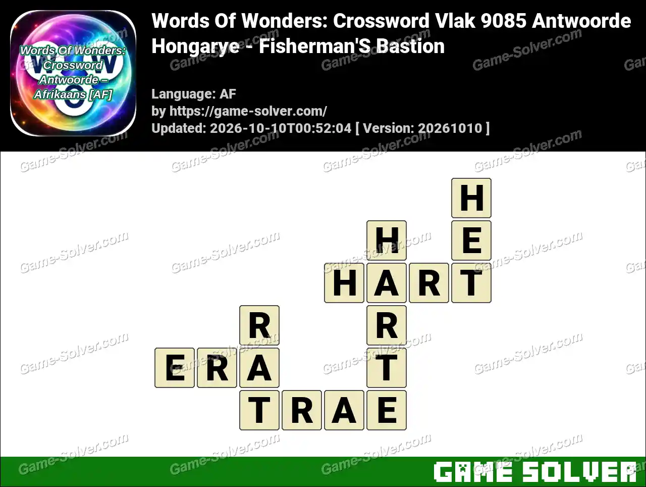 Words Of Wonders: Crossword Vlak 9085 Antwoorde – Hongarye – Fisherman’S Bastion